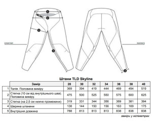 Штани TLD SKYLINE PANT Mono [Charcoal] 